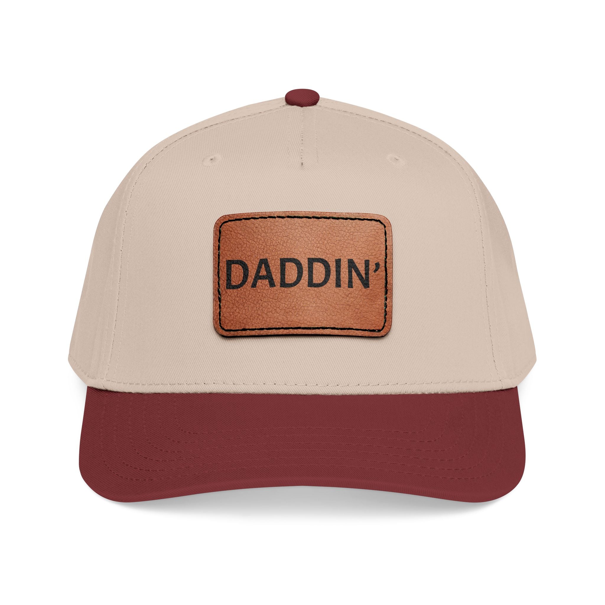 DADDIN’ Baseball Cap with Leather Patch (rectangle)
