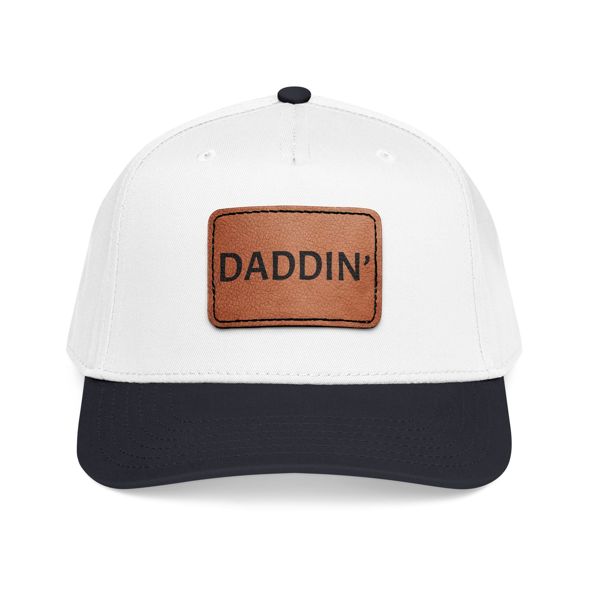 DADDIN’ Baseball Cap with Leather Patch (rectangle)