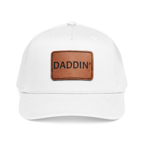 DADDIN’ Baseball Cap with Leather Patch (rectangle)